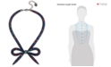 Betsey Johnson Mesh Bow Collar Necklace